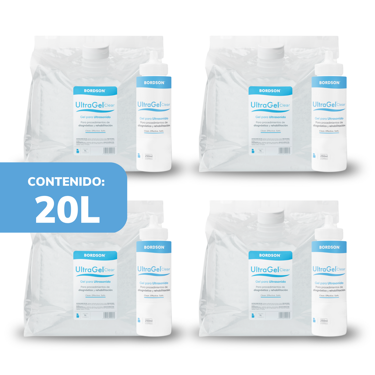 Somos tu mejor opción para obtener el gel de ultrasonido de la más alta calidad. Nuestros productos están diseñados especialmente para garantizar una excelente conductividad y transmisión de señales de ultrasonido, lo que permite obtener diagnósticos más precisos y eficientes.